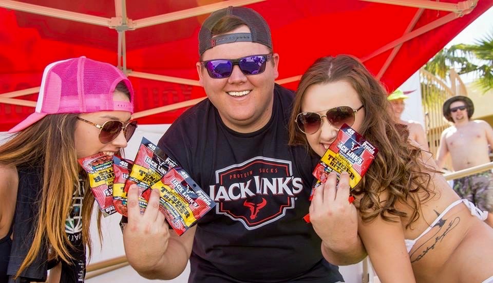 Brent at a Jack Link's brand activation